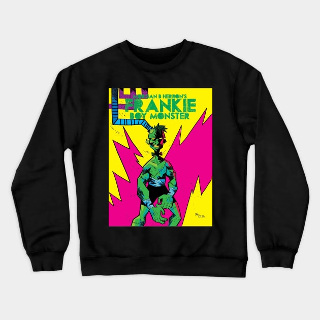 Frankie Boy Monster Crewneck Sweatshirt by CosmicLion